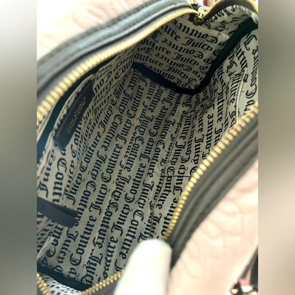 NWT Juicy Couture Vintage Dreams Pink Brown Satchel Bag - Picture 10 of 14